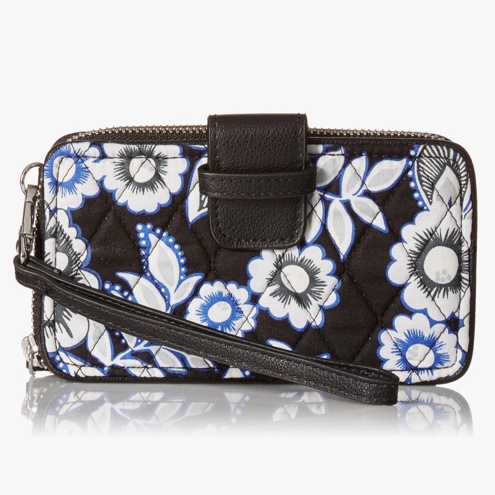 Vera Bradley Cotton RFID Smartphone Wristlet - Cuban Tiles
